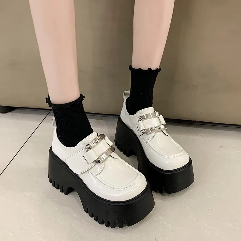 Women High Platform Shoes Autu - Leather Sneaker Care Kit 评论和价格