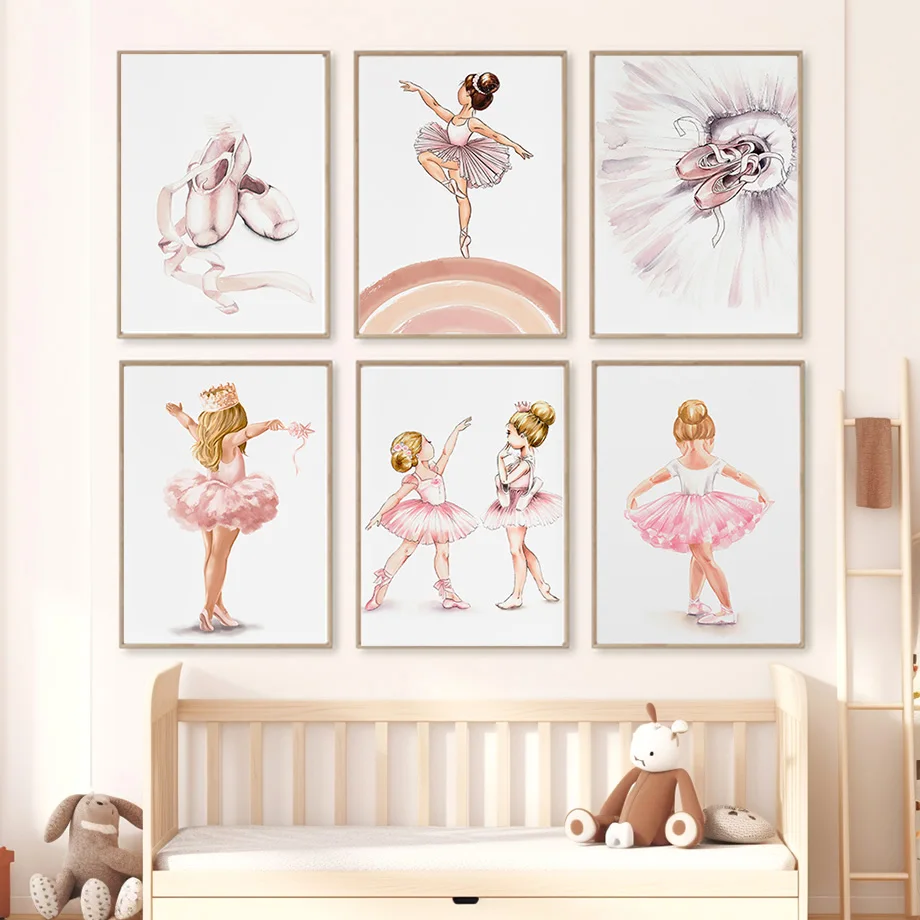 Watercolor Ballet Girls Shoes  - Waterproof Spray Shoe 评论和价格