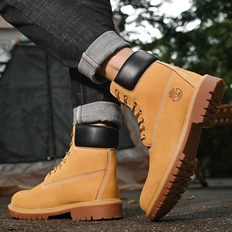 Boots Men High Top Boots High  - Leather Sneaker Care Kit 评论和价格