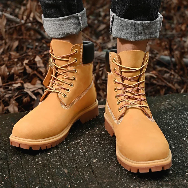 Boots Men High Top Boots High  - Leather Sneaker Care Kit 评论和价格